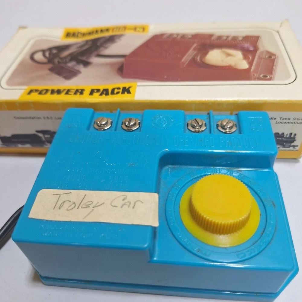 Vintage Bachmann HO N Scale Power Pack 6605 Model Train Transformer Original Box